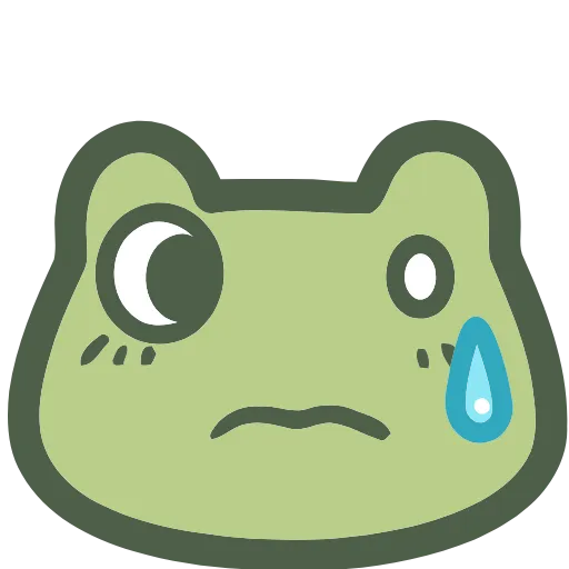 😢 Эмодзи «🥰 Набор эмоджи с лягушками в качестве» для Telegram