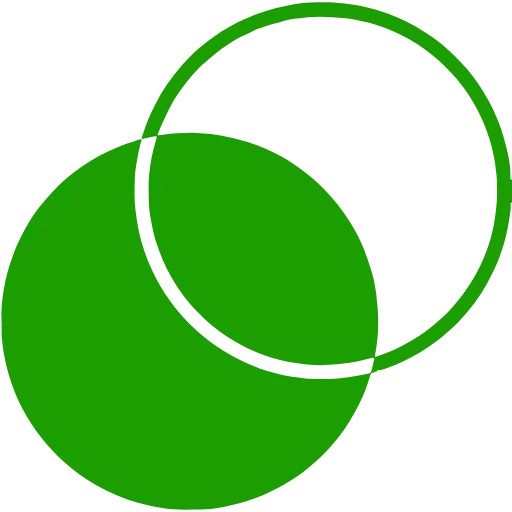 ⚪️ Эмодзи «adaptive & green techno icons» для Telegram
