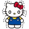 😰 Эмодзи «☺Hello Kitty» для Telegram