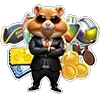 😎 Эмодзи «🐹 Набор эмоджи по игре «Hamster Kombat»» для Telegram
