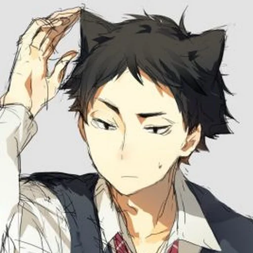 😼 Стикер «Haikyuu» для Telegram