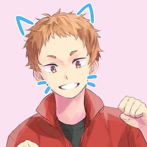 🐱 Стикер «Haikyuu» для Telegram