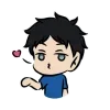 😚 Эмодзи «Haikyuu» для Telegram