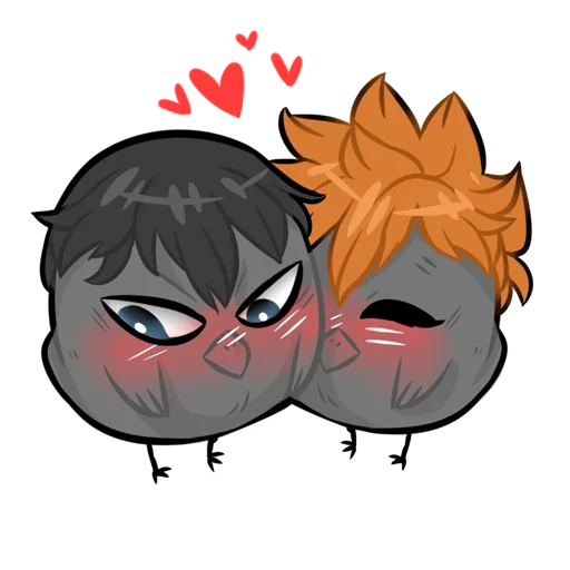 💋 Стикер «Haikyuu (RoritoZokaru)» для Telegram