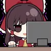 😈 Эмодзи «Hakurei Reimu» для Telegram