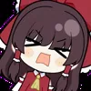 😫 Эмодзи «Hakurei Reimu» для Telegram