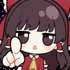 🫵 Эмодзи «Hakurei Reimu» для Telegram