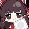 😡 Эмодзи «Hakurei Reimu» для Telegram