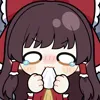 😢 Эмодзи «Hakurei Reimu» для Telegram