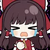 😭 Эмодзи «Hakurei Reimu» для Telegram