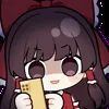 😈 Эмодзи «Hakurei Reimu» для Telegram