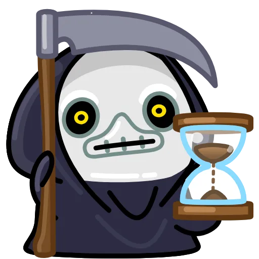 ⏳ Эмодзи «Halloween Duck» для Telegram