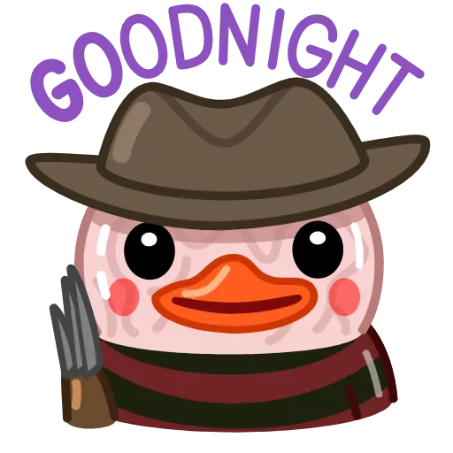 😉 Эмодзи «Halloween Duck» для Telegram