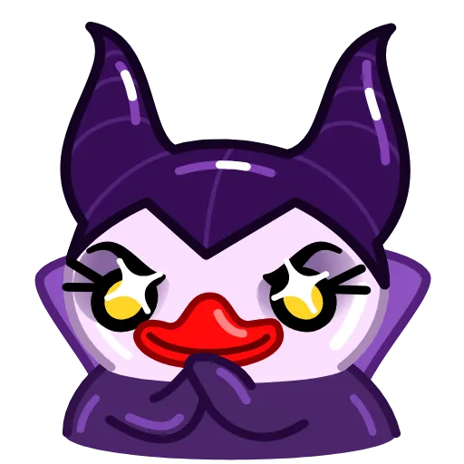 😈 Эмодзи «Halloween Duck» для Telegram