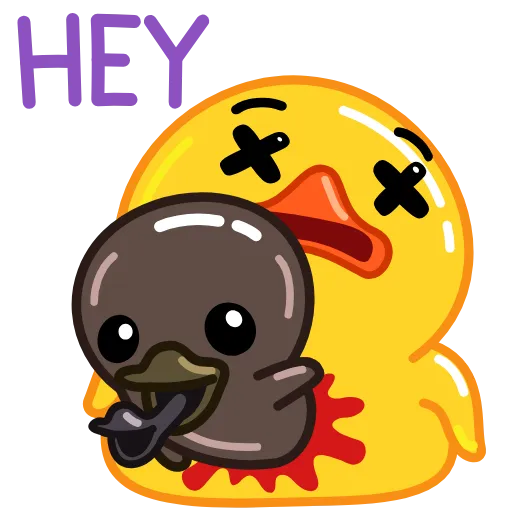 👋 Эмодзи «Halloween Duck» для Telegram