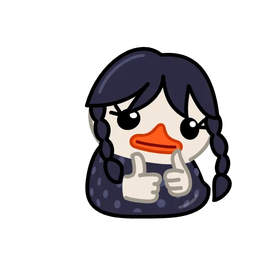 👍 Эмодзи «Halloween Duck» для Telegram