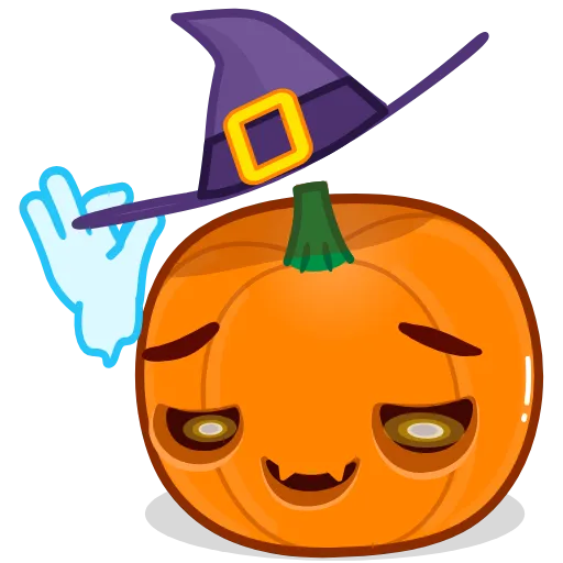 😌 Эмодзи «Halloween Pumpkin» для Telegram