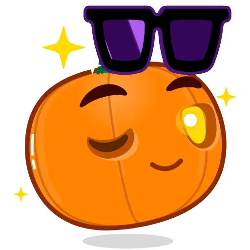 🤩 Эмодзи «Halloween Pumpkin» для Telegram