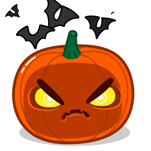 😤 Эмодзи «Halloween Pumpkin» для Telegram