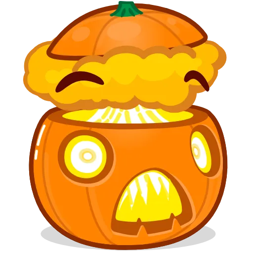 🤯 Эмодзи «Halloween Pumpkin» для Telegram