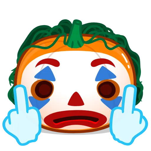 🖕 Эмодзи «Halloween Pumpkin» для Telegram