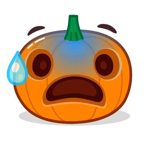😨 Эмодзи «Halloween Pumpkin» для Telegram
