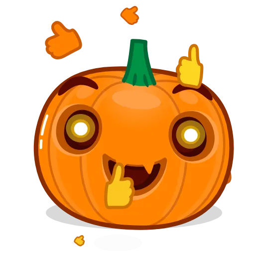 👍 Эмодзи «Halloween Pumpkin» для Telegram