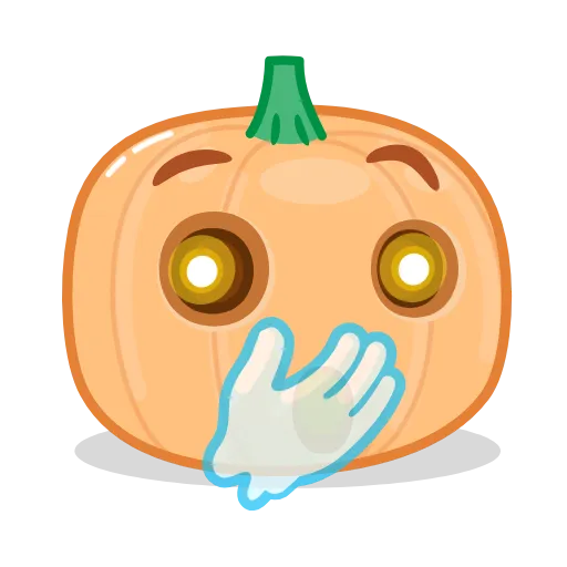 😐 Эмодзи «Halloween Pumpkin» для Telegram