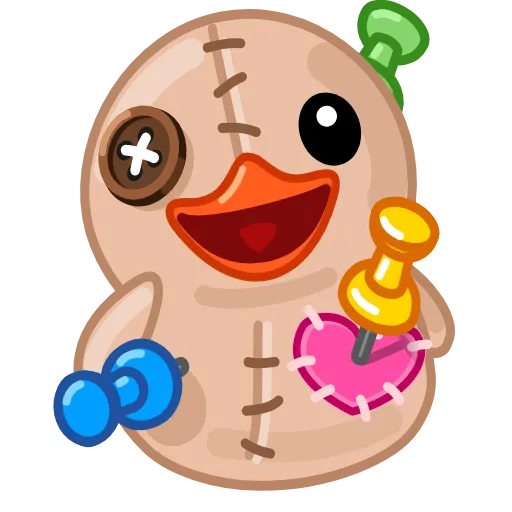😵 Эмодзи «Halloween Utya Duck» для Telegram