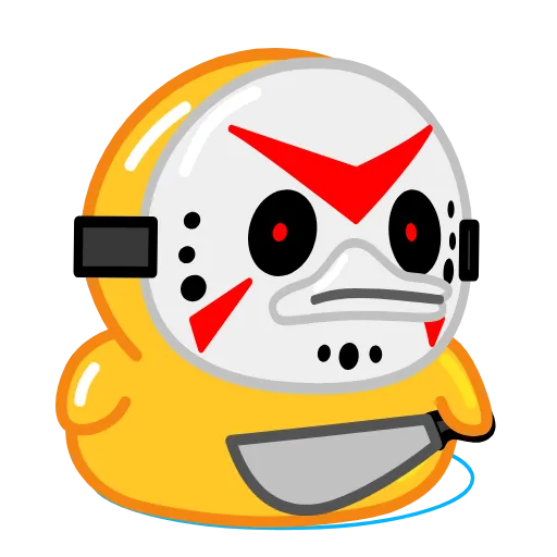 🔪 Эмодзи «Halloween Utya Duck» для Telegram
