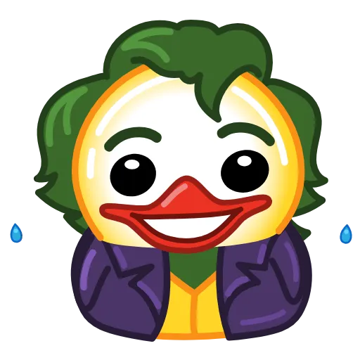 🤡 Эмодзи «Halloween Utya Duck» для Telegram