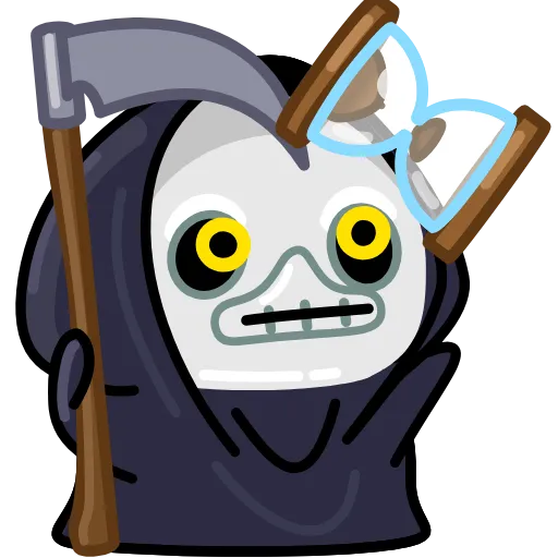 ⌛ Эмодзи «Halloween Utya Duck» для Telegram