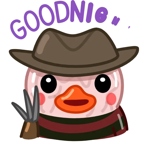 👋 Эмодзи «Halloween Utya Duck» для Telegram