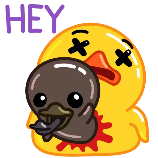 😵 Эмодзи «Halloween Utya Duck» для Telegram