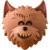 🐶 Эмодзи «3Д Хеллоуин» для Telegram