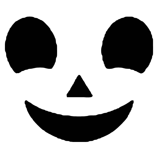 🎃 Эмодзи «Halloween font, адаптивные, цвет меняется на тёмной теме» для Telegram