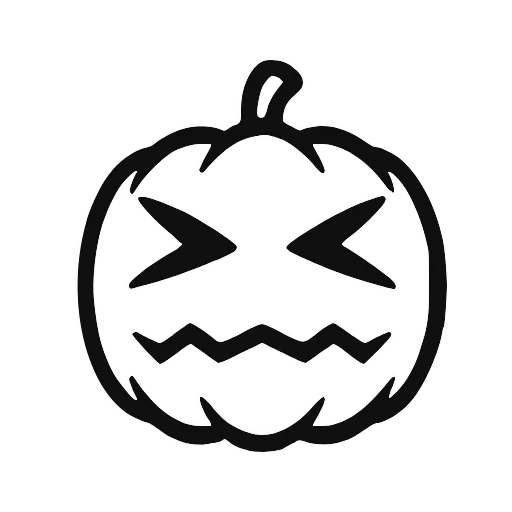 🎃 Эмодзи «Halloween font, адаптивные, цвет меняется на тёмной теме» для Telegram