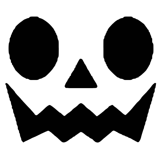 🎃 Эмодзи «Halloween font, адаптивные, цвет меняется на тёмной теме» для Telegram