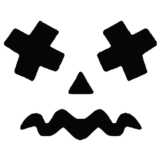 🎃 Эмодзи «Halloween font, адаптивные, цвет меняется на тёмной теме» для Telegram