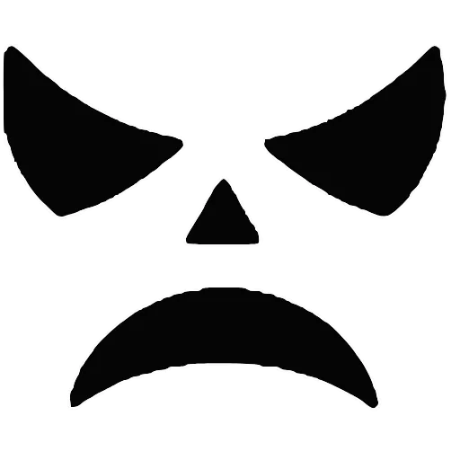 🎃 Эмодзи «Halloween font, адаптивные, цвет меняется на тёмной теме» для Telegram
