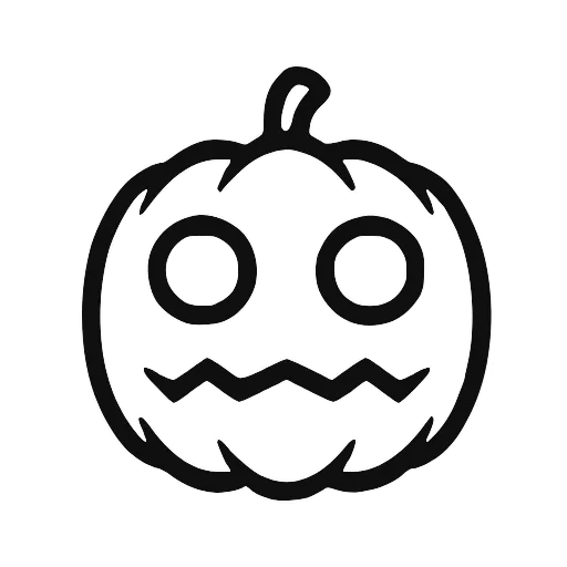 🎃 Эмодзи «Halloween font, адаптивные, цвет меняется на тёмной теме» для Telegram