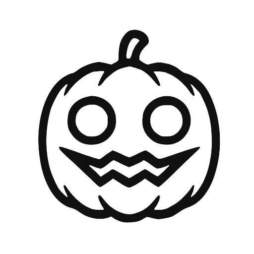🎃 Эмодзи «Halloween font, адаптивные, цвет меняется на тёмной теме» для Telegram