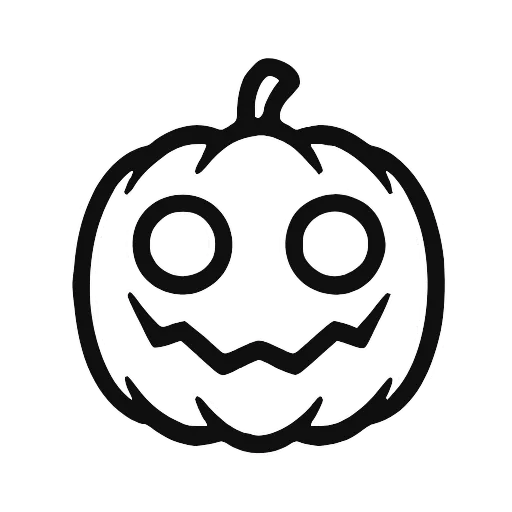 🎃 Эмодзи «Halloween font, адаптивные, цвет меняется на тёмной теме» для Telegram