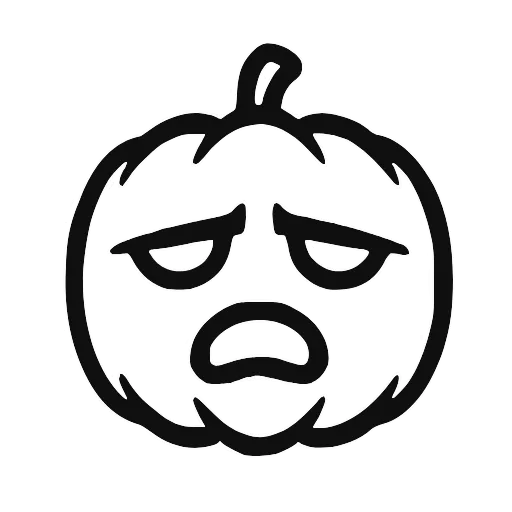 🎃 Эмодзи «Halloween font, адаптивные, цвет меняется на тёмной теме» для Telegram