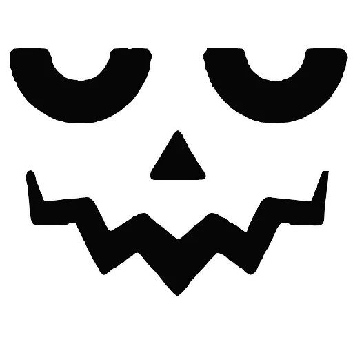 Стикерпак Halloween font, адаптивные, цвет меняется на тёмной теме для Telegram
