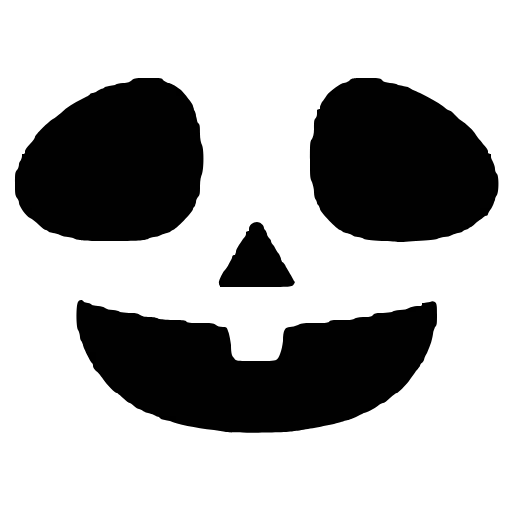 🎃 Эмодзи «Halloween font, адаптивные, цвет меняется на тёмной теме» для Telegram