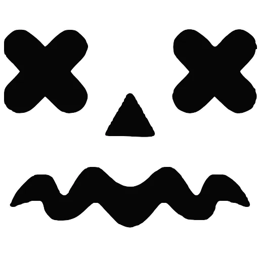 🎃 Эмодзи «Halloween font, адаптивные, цвет меняется на тёмной теме» для Telegram