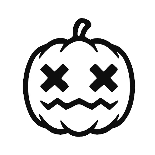 🎃 Эмодзи «Halloween font, адаптивные, цвет меняется на тёмной теме» для Telegram