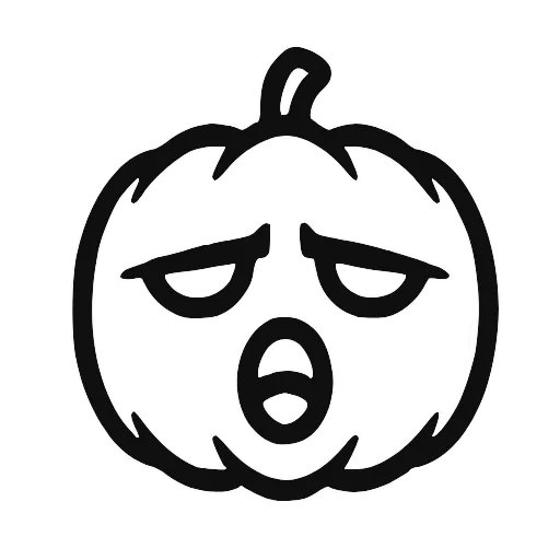 🎃 Эмодзи «Halloween font, адаптивные, цвет меняется на тёмной теме» для Telegram