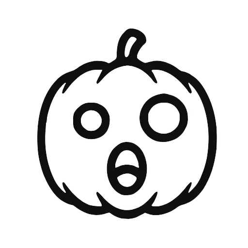 🎃 Эмодзи «Halloween font, адаптивные, цвет меняется на тёмной теме» для Telegram